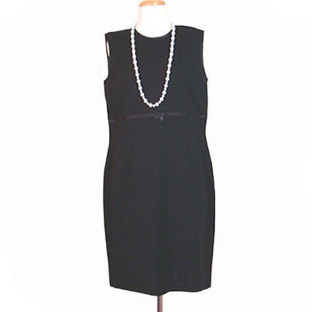 Black Dress Outlander Mod 60s Style  Large LBD